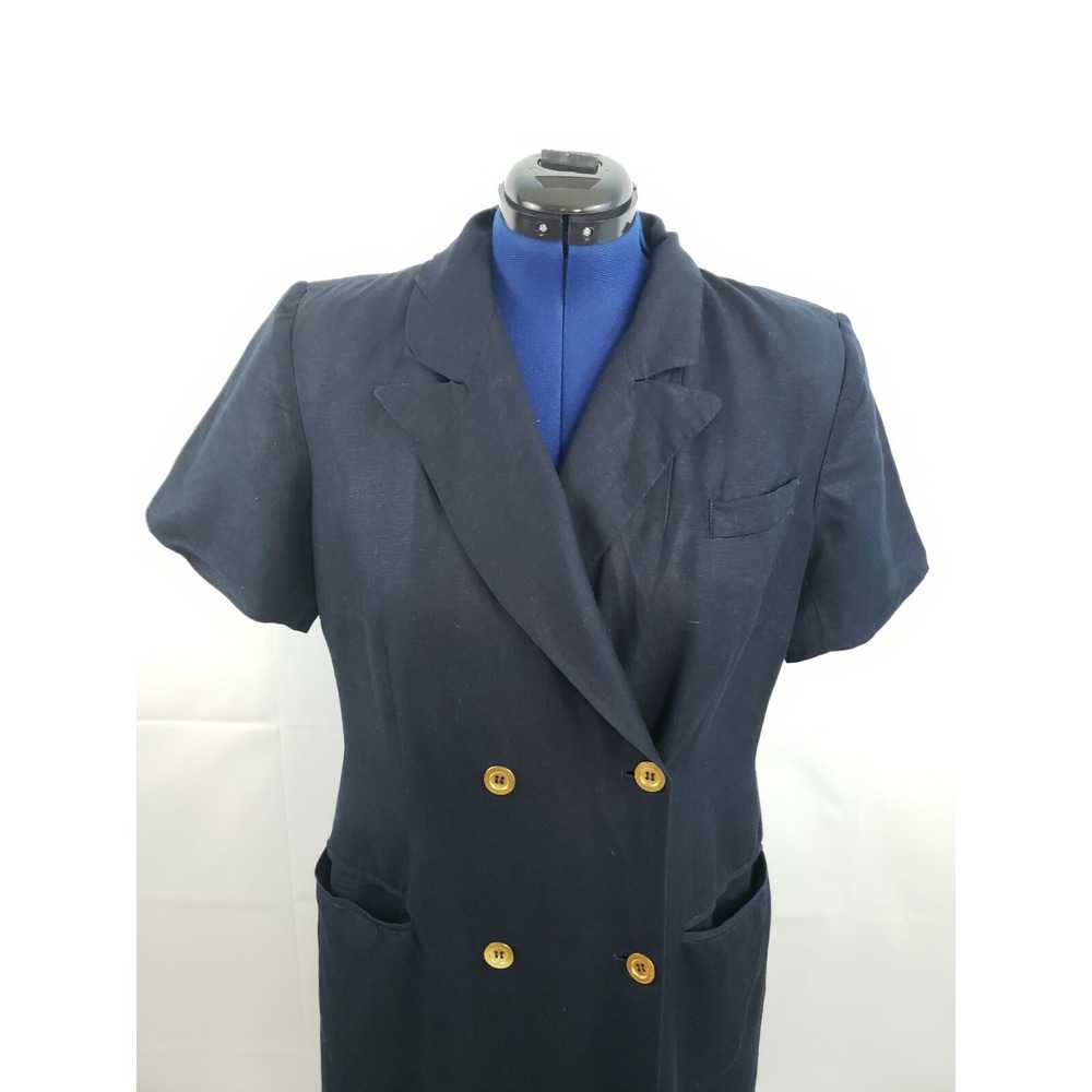 Harve Benard By Benard Holtzman women's Double Breast Shift dress size 14W Y97 - Picture 8 of 8
